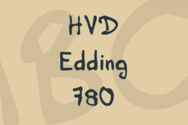 HVD Edding 780 Font