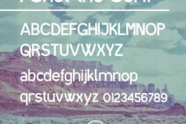 I shot the Serif Font