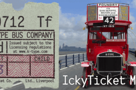 IckyTicket Mono Font