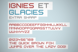 Ignis et Glacies Extra Sharp Font Family