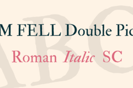 IM FELL Double Pica Font Family