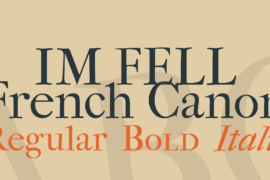 IM FELL French Canon Font Family
