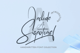 Include A Signature Font