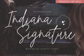 Indiana Signature Font