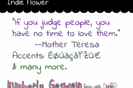 Indie Flower Font