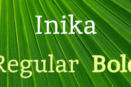 Inika Font Family