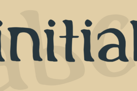 Initial Font