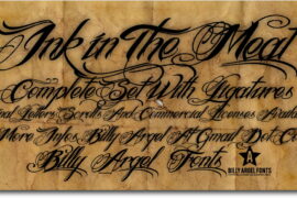 Ink In The Meat Font
