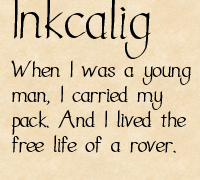 Inkcalig Font