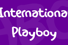 International Playboy Font