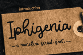 Iphigenia-free Font