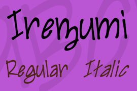 Irezumi Font Family