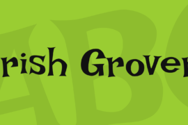 Irish Grover Font