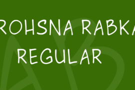 Irohsna Rabka Font