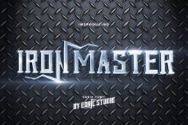 Iron Master Demo Font
