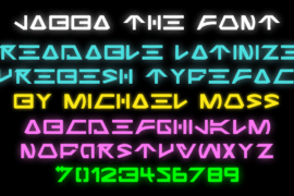 Jabba the Font Font