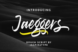 Jaeggers FREE Font