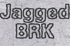 Jagged BRK Font