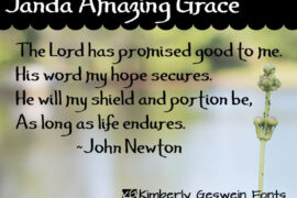 Janda Amazing Grace Font