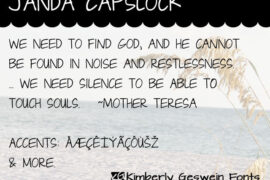 Janda Capslock Font