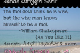 Janda Curlygirl Font Family