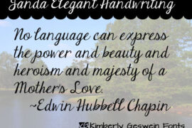 Janda Elegant Handwriting Font
