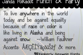 Janda Polkadot Font Family