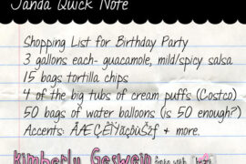 Janda Quick Note Font