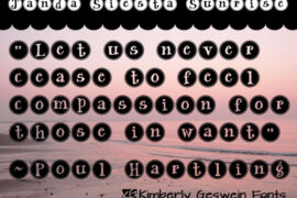 Janda Siesta Sunrise Font