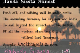 Janda Siesta Sunset Font