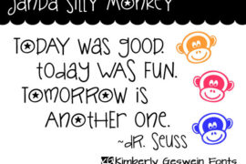 Janda Silly Monkey Font