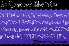 Janda Someone Like You Font Family