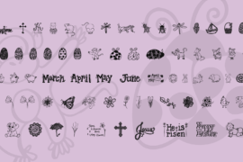 Janda Spring Doodles Font