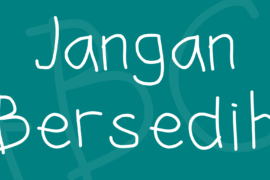 Jangan Bersedih Font