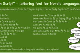 Jann Script Font Family