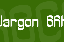 Jargon BRK Font