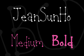 JeanSunHo Font Family