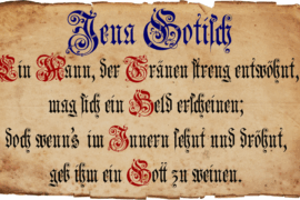 Jena Gotisch Font