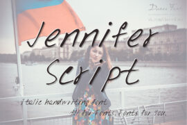 Jennifer Script Font