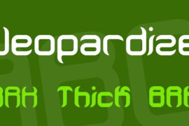 Jeopardize Font Family