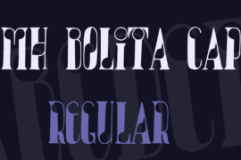 JMH Bolita Caps Font