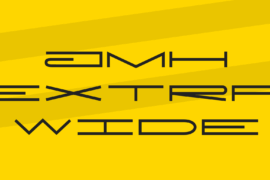 JMH Extra Wide Font