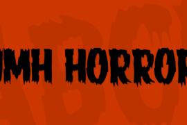 JMH HORROR Font