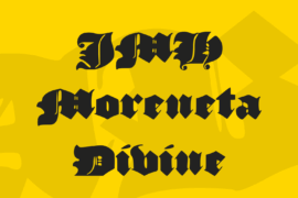 JMH Moreneta Divine Font Family