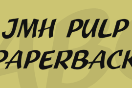 JMH Pulp Paperback Font Family