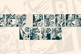JMH Rodeo Caps3 Font