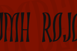 JMH ROJO Font Family