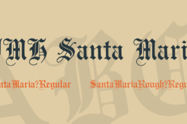 JMH Santa Maria Font Family