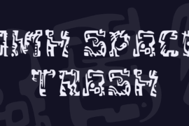 JMH Space Trash Font
