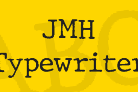 JMH Typewriter Font Family